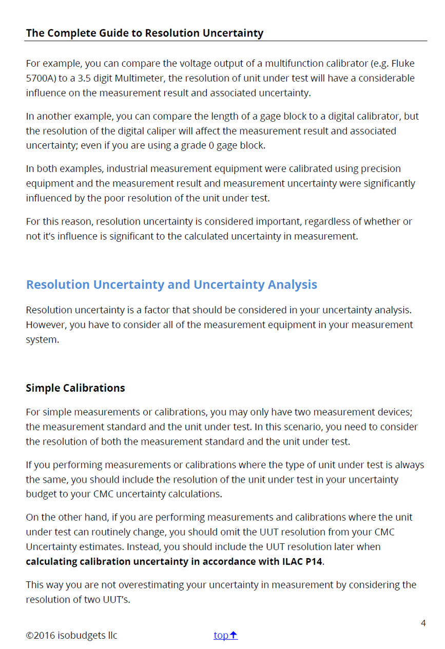 The Complete Guide to Resolution Uncertainty for Estimating Uncertainty