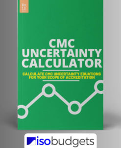 CMC Uncertainty Equation Calculator for Excel