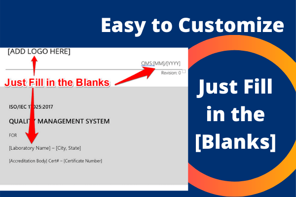 Fill in the Blanks - Quality Manual Template