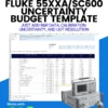 Fluke Scope Calibrator Uncertainty Template Cover Image