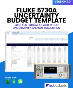 Fluke 5730A Uncertainty Budget Template