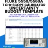 Fluke 5560A 1 GHz Scope Calibrator Uncertainty Budget Template Cover Image