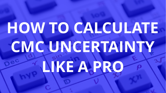 calculate cmc uncertainty pro