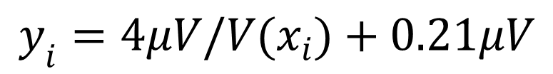 uncertainty equation with coefficients