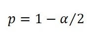 confidence interval probability formula