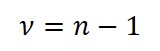 degrees of freedom formula