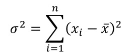 variance equation