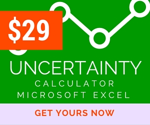 uncertainty calculator excel