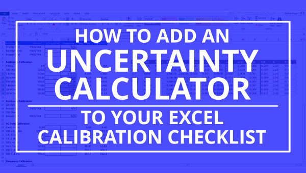 add uncertainty calculator to calibration checklist