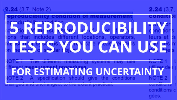 measurement reproducibility for estimating uncertainty