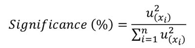 calculate significance equation