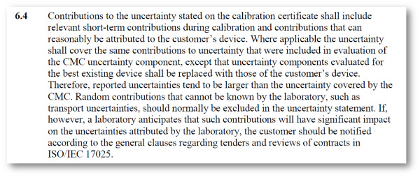 ILAC P14 section 6.4