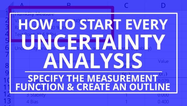 How to Begin an Uncertainty Analysis