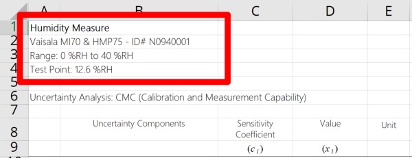 Uncertainty Analysis Humidity Vaisala Hygrometer