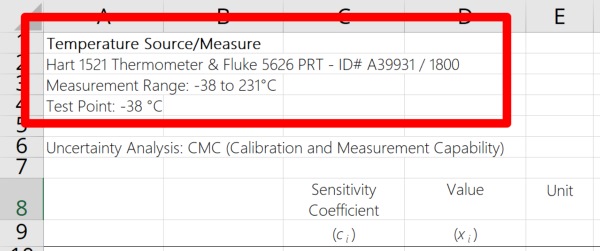 Uncertainty Analysis PRT Thermometer