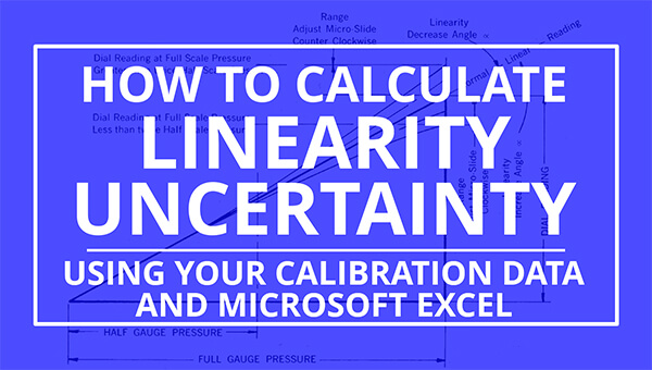 How to Calculate Linearity Uncertainty