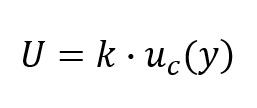 expanded uncertainty equation