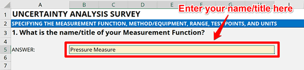 Uncertainty Calculator Survey Question 1