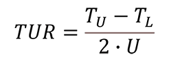 Test Uncertainty Ratio Formula