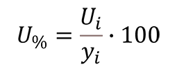 Percent Uncertainty Formula