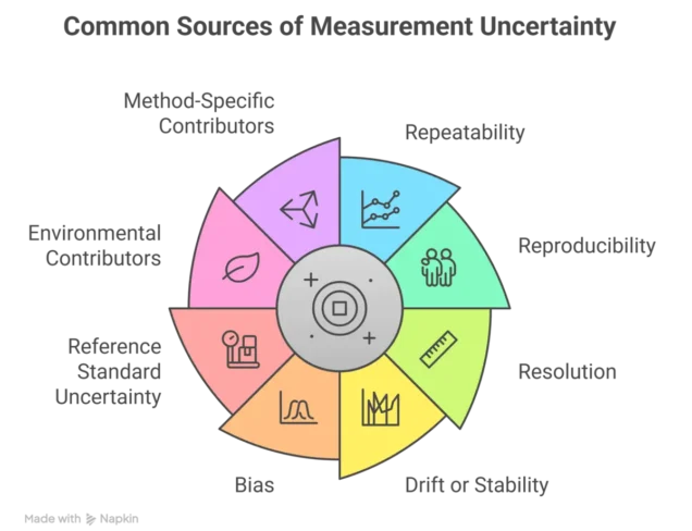 Common Sources of Uncertainty Diagram