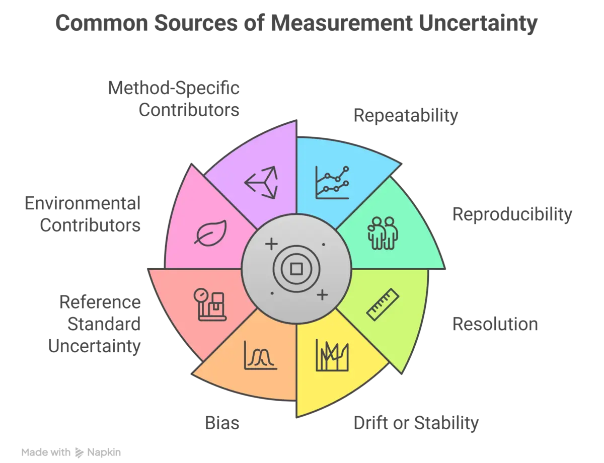 Common Sources of Uncertainty Diagram