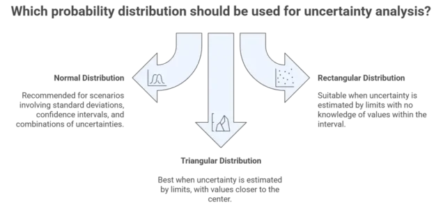 GUM Recommendations Choose Right Probability Distribution Chart