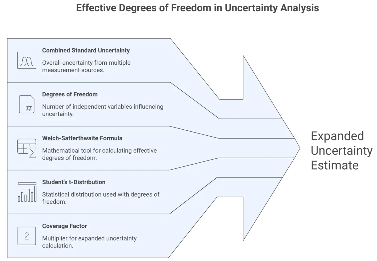 Effective Degrees of Freedom in Uncertainty Analysis Flowchart